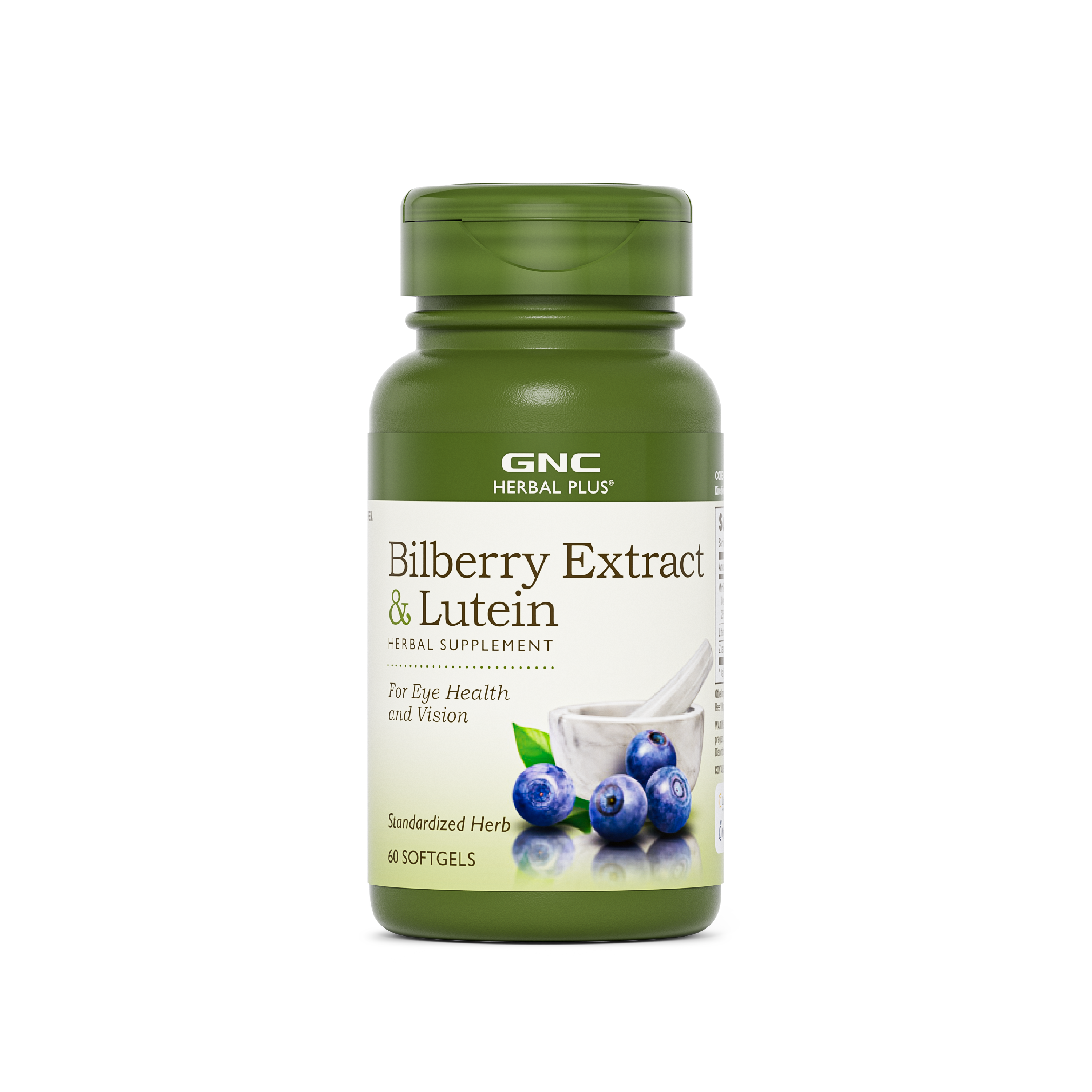 Bilberry Extract Plus Lutein - 60 Softgels (60 servings)